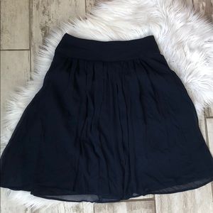 Navy spring summer skirt White House black market